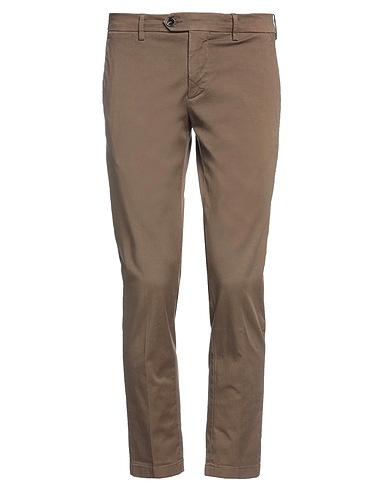BE ABLE Casual trouser Chocolate brown 98% Cotton, 2% Elastane