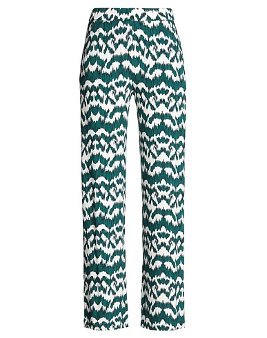 MAJESTIC FILATURES Casual trouser Green 94% Viscose, 6% Elastane
