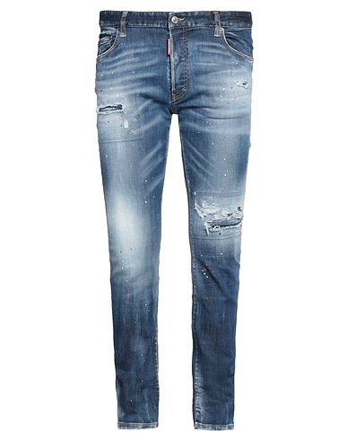 DSQUARED2 Denim trousers Blue 92% Cotton, 6% Elastomultiester, 2% Elastane