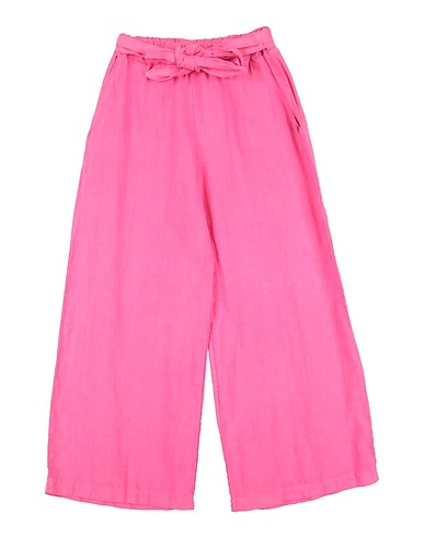 PLEASE Casual trouser Fuchsia 100% Linen