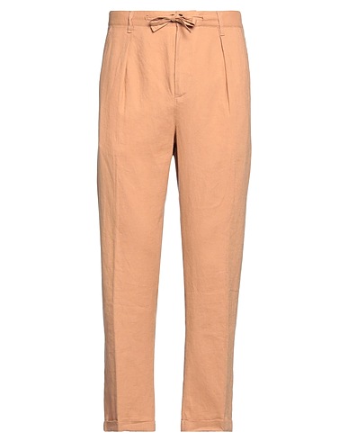 OFFICINA 36 Casual trouser Sand 55% Linen, 45% Viscose