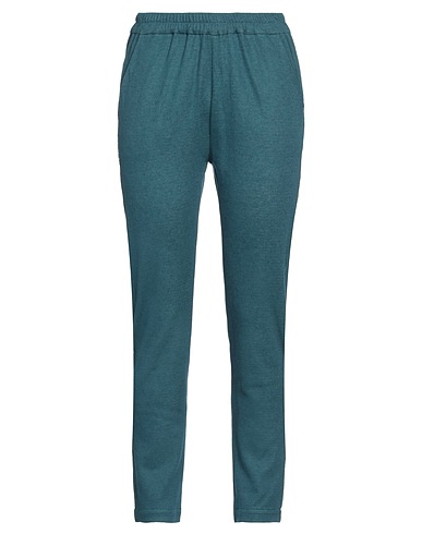 MAJESTIC FILATURES Casual trouser Deep teal 70% Cotton, 30% Cashmere