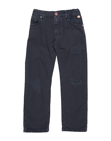 BERNA Casual trouser Navy blue 98% Cotton, 2% Elastane