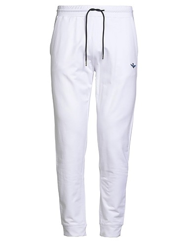 AERONAUTICA MILITARE Casual pants White 95% Cotton, 5% Elastane