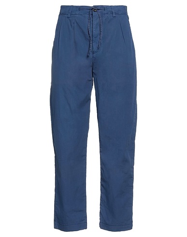 HANNES ROETHER Casual trouser Blue 100% Cotton