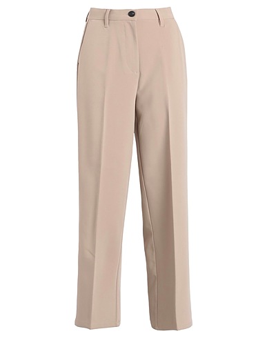 VERO MODA Casual trouser Beige 74% Polyester, 20% Viscose, 6% Elastane