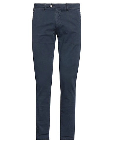 ROŸ ROGER'S Casual pants Navy 97% Cotton, 3% Elastane