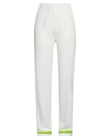 COMPAGNIA ITALIANA Casual trouser BIANCO 65% Viscose, 35% Polyamide