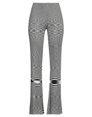 MISSONI Casual trouser Black 94% Silk, 5% Polyamide, 1% Elastane