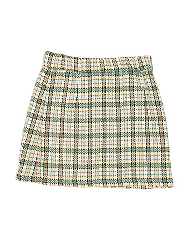 VICOLO Skirt Yellow 70% Cotton, 25% Polyester, 5% Other Fibres