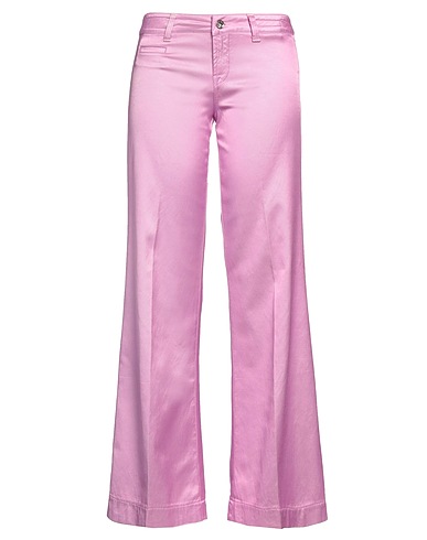 JACOB COHЁN Casual trouser Mauve 52% Cotton, 45% Viscose, 3% Elastane