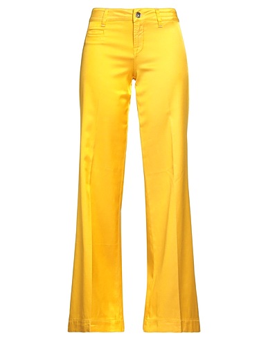 JACOB COHЁN Pantalon Jaune-orange 52% Coton, 45% Viscose, 3% Élasthanne