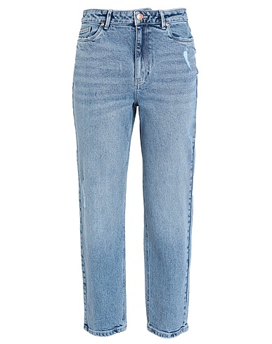 VERO MODA Denim trousers Blue 79% Cotton, 20% Recycled cotton, 1% Elastane