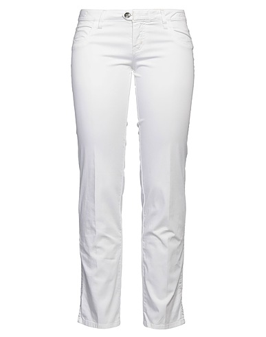 JACOB COHЁN Casual trouser White 97% Cotton, 3% Elastane