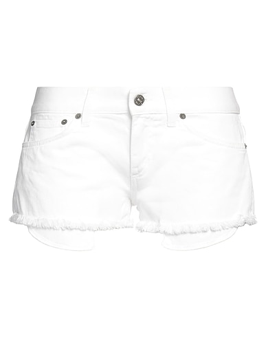 DONDUP Denim shorts AVORIO 100% Cotton