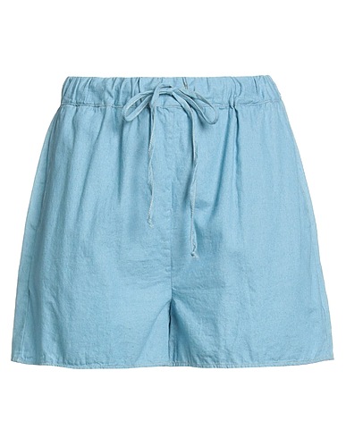 AGLINI Shorts & Bermuda Blue 100% Cotton