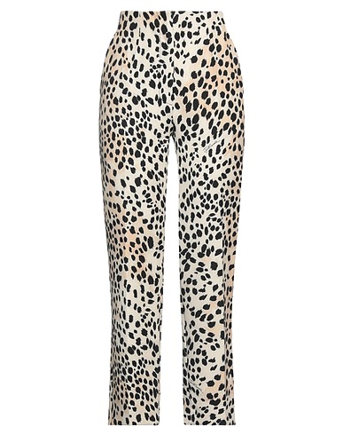 JUST CAVALLI Casual trouser Beige 87% Polyester, 13% Elastane