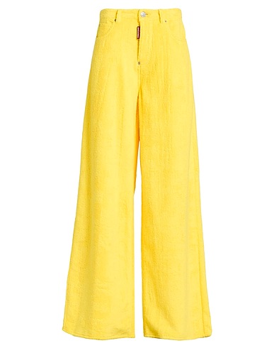 DSQUARED2 Pantalone Giallo 100% Cotone