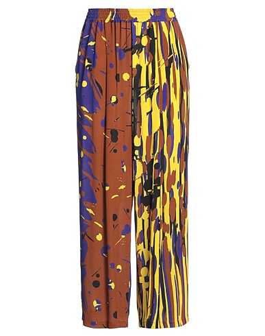 MANILA GRACE Hosen Braun 100% Viskose