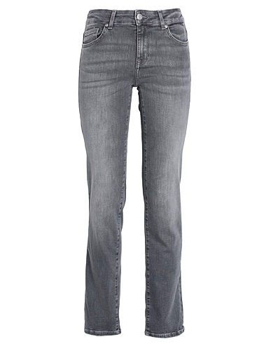VERO MODA Denim pants Grey 92% Cotton, 6% Elastomultiester, 2% Elastane