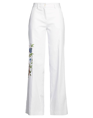 MÊME by GIAB'S Casual pants White 70% Cotton, 26% Polyester, 4% Elastane