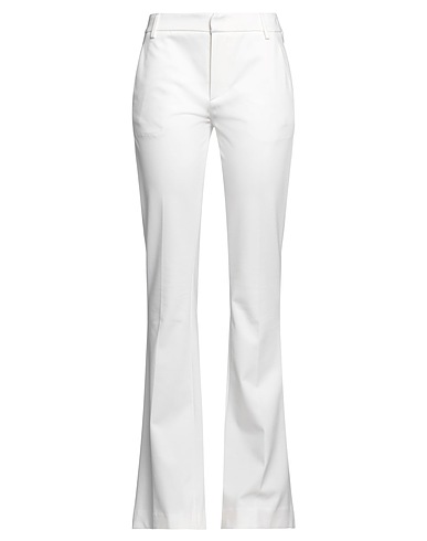 DONDUP Casual trouser White 56% Viscose, 36% Polyamide, 8% Elastane