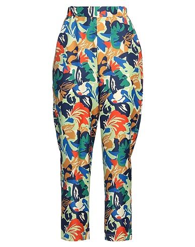 MANTERO 1902 Pantalone Verde 100% Seta