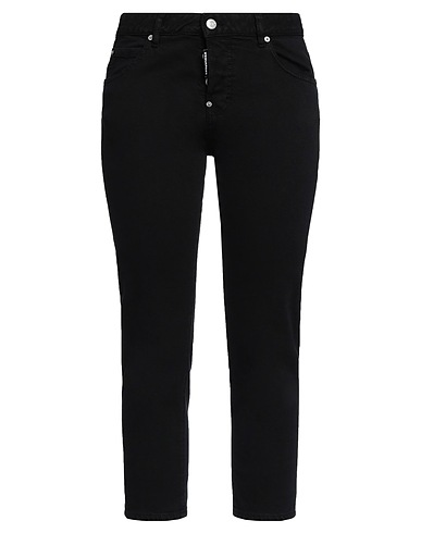 DSQUARED2 Denim trousers Black 98% Cotton, 2% Elastane