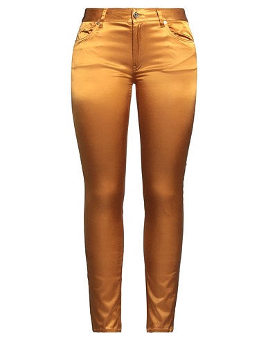 JUST CAVALLI Pantalone Giallo ocra 52% Cotone, 43% Viscosa, 5% Elastan