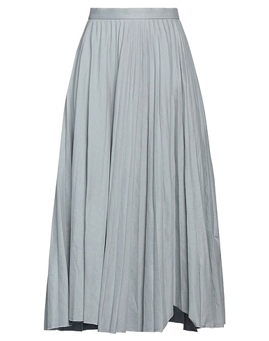 JOSEPH Midi skirt Light grey 66% Linen, 32% Cotton, 2% Elastane