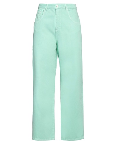 HINNOMINATE Pantaloni jeans Verde chiaro 100% Cotone