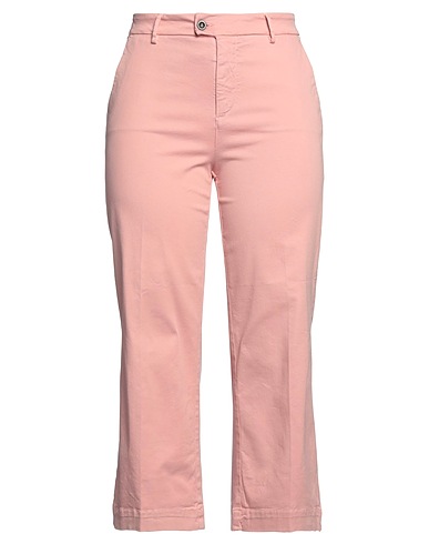 ROŸ ROGER'S Casual pants Pink 98% Cotton, 2% Elastane