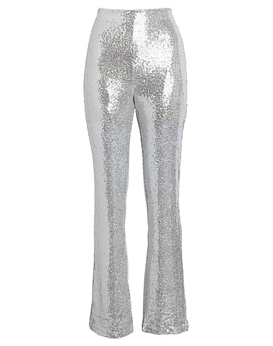 VERO MODA Casual trouser Silver 97% Polyester, 3% Elastane