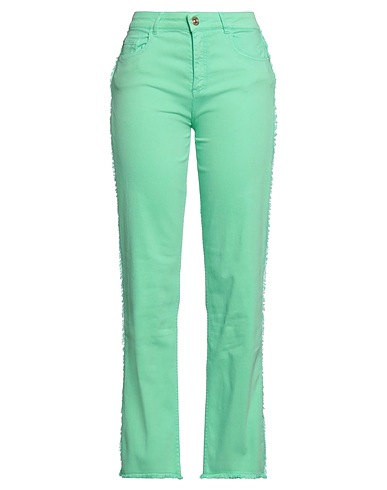 NENETTE Pantaloni jeans Verde chiaro 75% Cotone, 19% Cotone organico, 4% Elastomultiestere, 2% Elastan