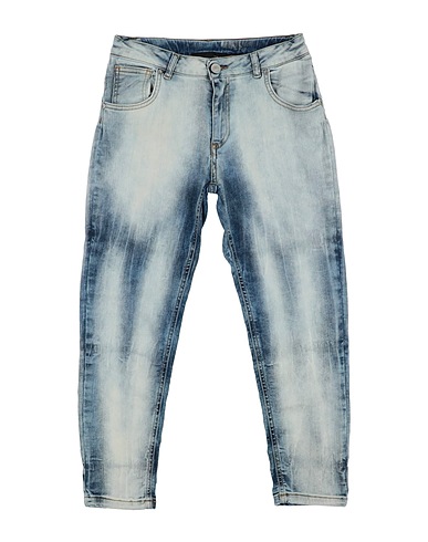 FUN & FUN Denim trousers Blue 98% Cotton, 2% Elastane