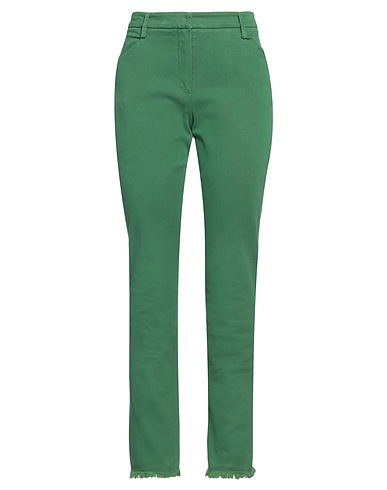 TRUE ROYAL Pantalone Verde 98% Cotone, 2% Elastan