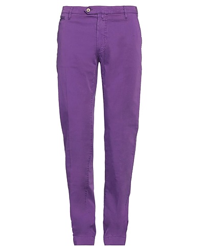 JACOB COHЁN Casual trouser Purple 98% Cotton, 2% Elastane