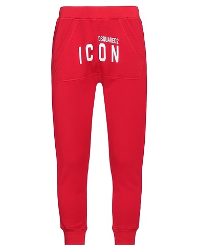 DSQUARED2 Casual pants ICON Red 100% Cotton
