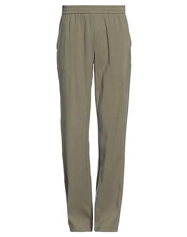 MSGM Casual trouser Military green 84% Viscose, 16% Polyester