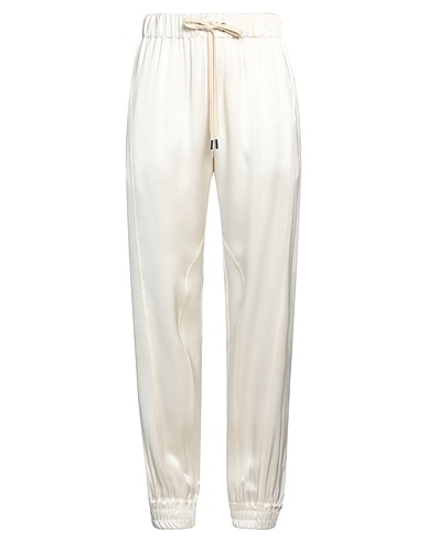 SA SU PHI Pantalone Avorio 57% Seta, 43% Viscosa
