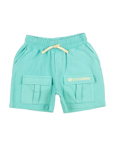 DANIELE ALESSANDRINI Shorts & Bermuda Verde chiaro 100% Cotone