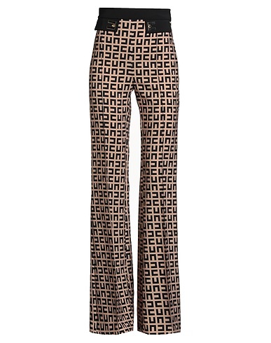 ELISABETTA FRANCHI Casual trouser Sand 96% Polyester, 4% Elastane