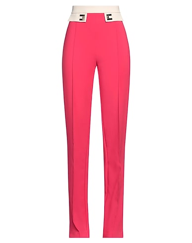 ELISABETTA FRANCHI Casual pants Fuchsia 96% Polyester, 4% Elastane