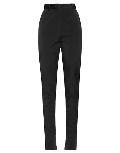 DOLCE&GABBANA Casual trouser Black 65% Acetate, 29% Polyamide, 6% Elastane