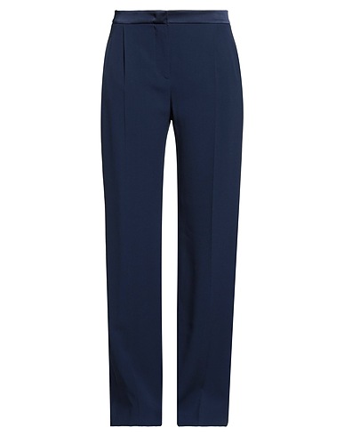 ALBERTA FERRETTI Casual trouser Navy blue 67% Acetate, 33% Viscose