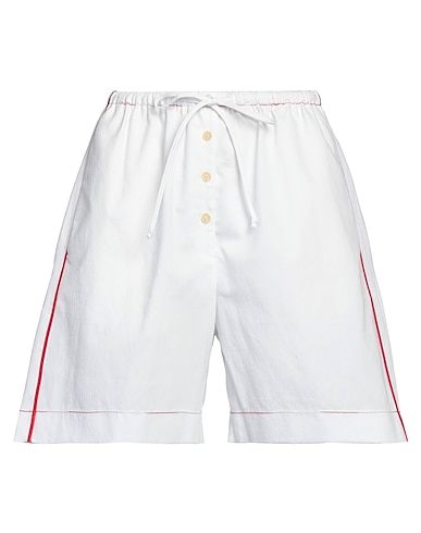 FORTE_FORTE Shorts & Bermuda White 58% Polyester, 42% Cotton