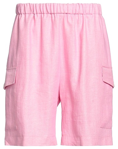 BRIAN DALES Shorts & Bermuda Rosa 53% Lino, 47% Poliammide