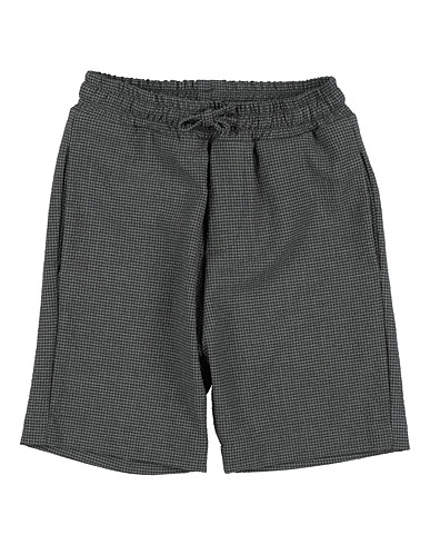 MANUEL RITZ Shorts & Bermuda Military green 80% Polyester, 16% Viscose, 4% Elastane
