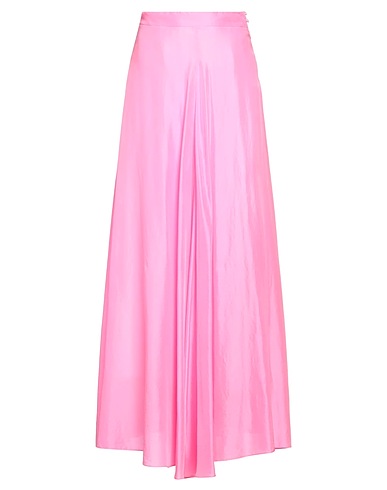 FORTE_FORTE Long skirt Fuchsia 100% Silk