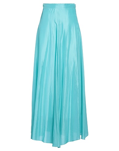 FORTE_FORTE Maxi Skirts Turquoise 100% Silk